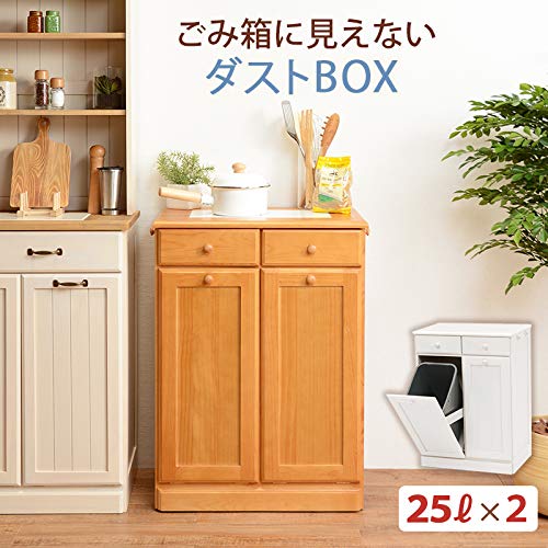 Amazon｜ダストボックス ゴミ箱 ごみ箱 間仕切り 高さ81cm 大容量 2